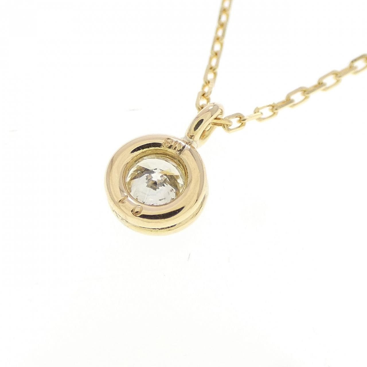 K18YG ダイヤモンド ネックレス 0.1CT
