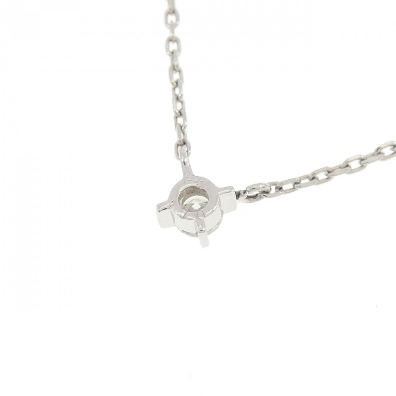 PT850 ソリティア ダイヤモンド ネックレス 0.11CT