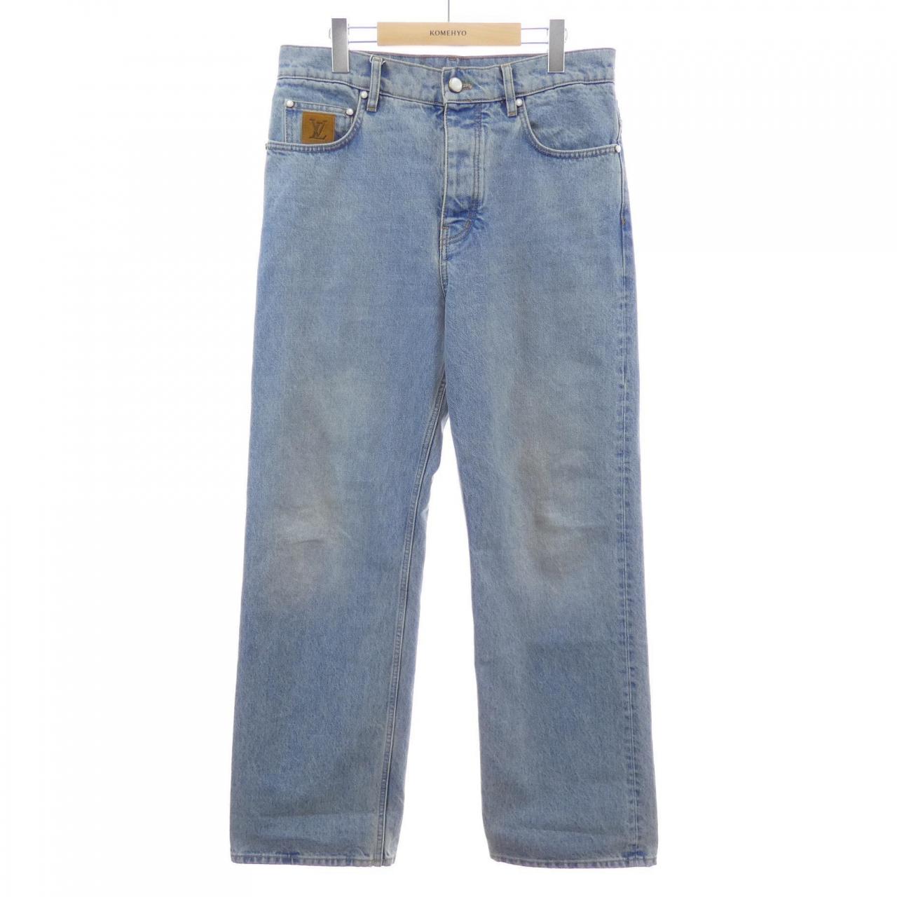 ルイヴィトン LOUIS VUITTON ワイドレッグフィットデニムパンツ HSD50WPCP ジーンズ