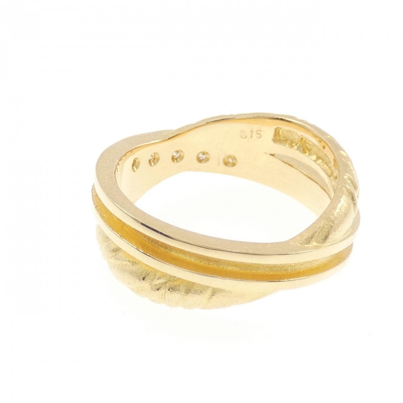 750YG ダイヤモンド リング 0.15CT