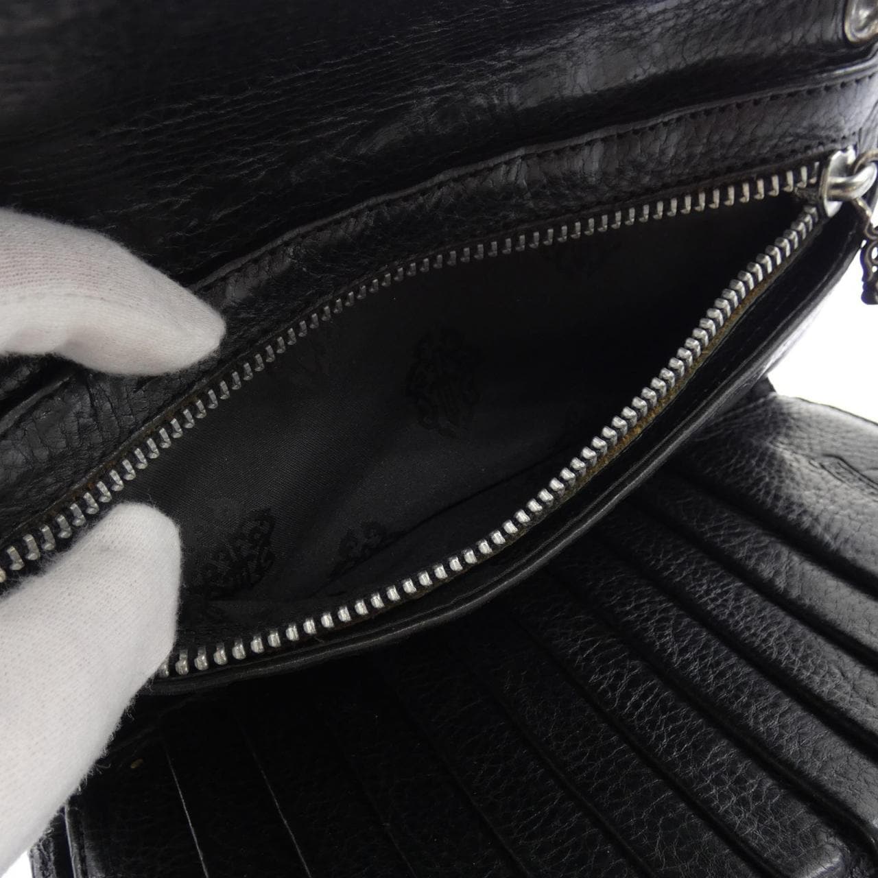 クロムハーツ CHROME HEARTS WAVE CROSS BTN　ウェーブ クロスボタン 2246 304 0501 0900 WALLET