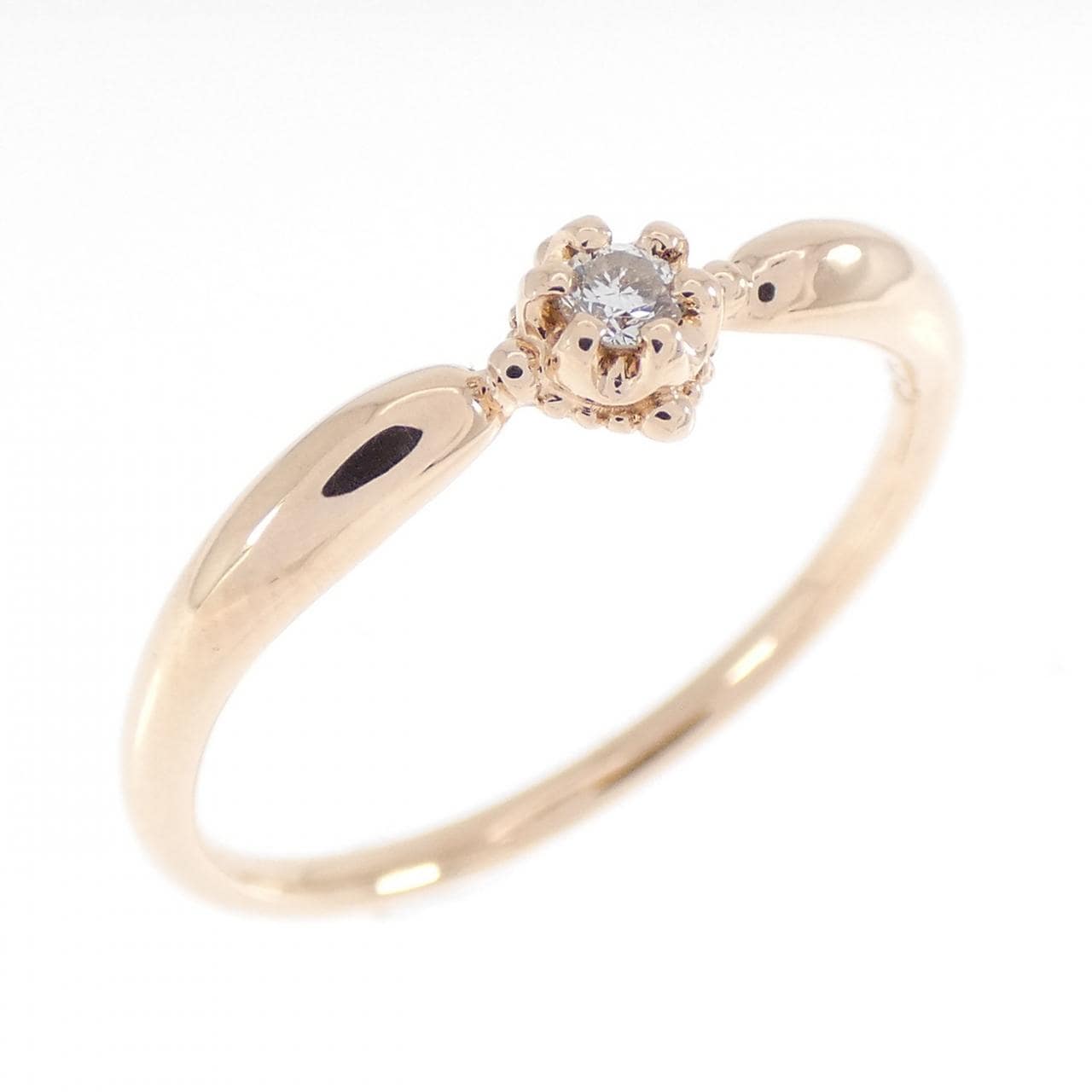 K10PG ダイヤモンド リング 0.05CT