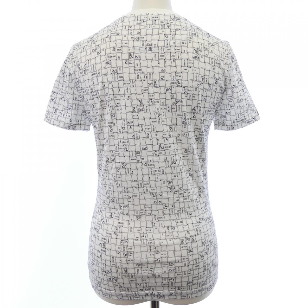 エルメス HERMES BOLDUC AU CARRE ボルデュックチェック 5E4645DK Tシャツ