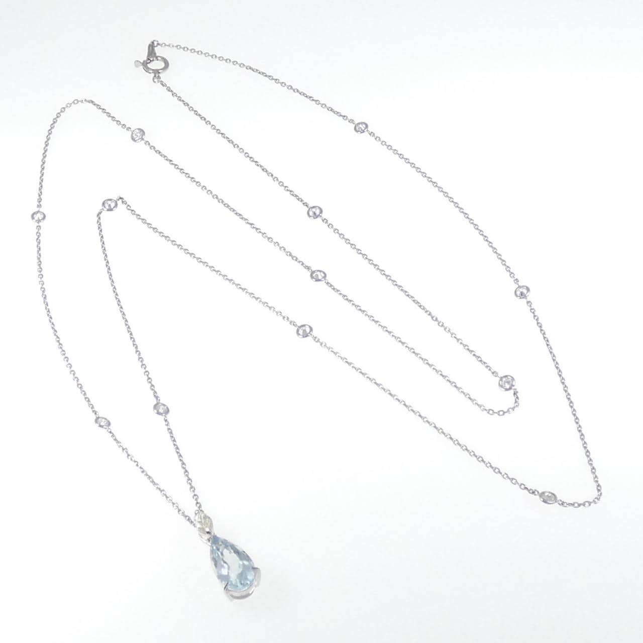 PT900/PT850 アクアマリン ネックレス 2.95CT