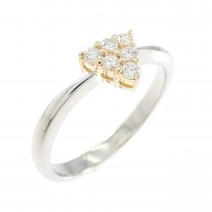 PT900/K18YG ダイヤモンド リング 0.12CT