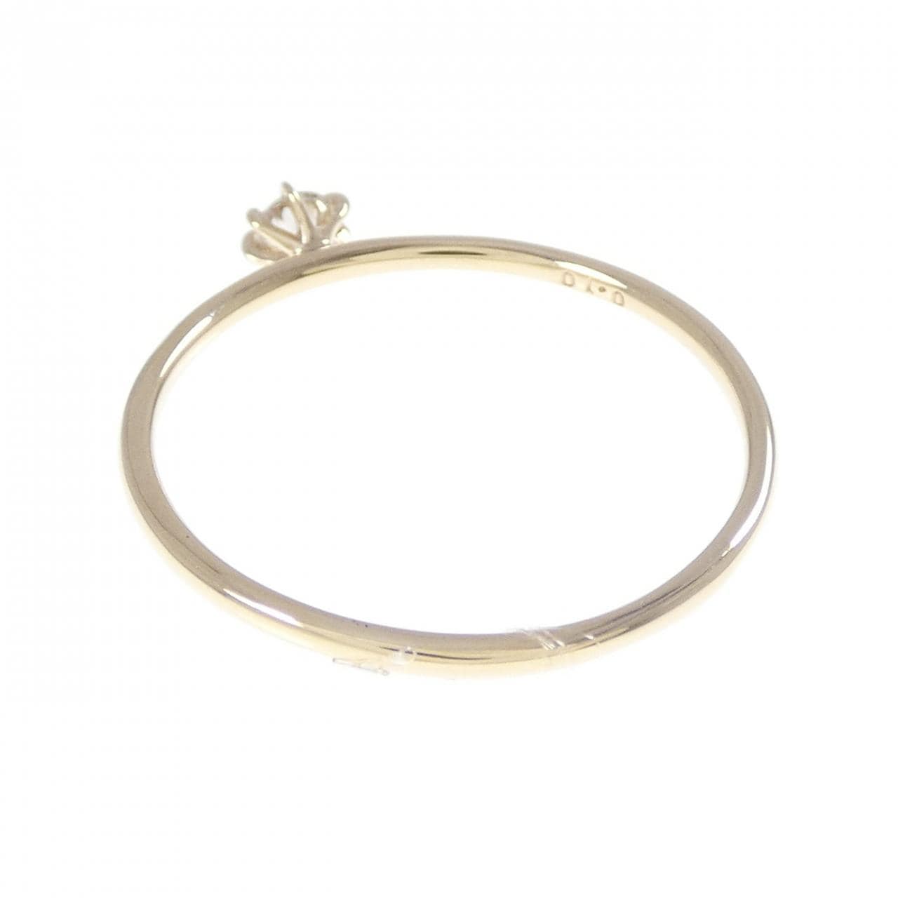 K10YG ダイヤモンド リング 0.10CT