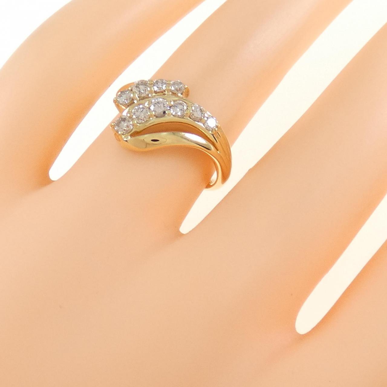 K18YG ダイヤモンド リング 0.50CT