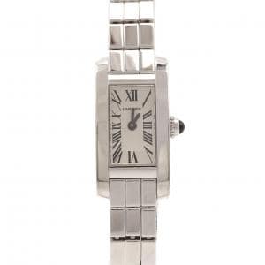 Cartier Tank Alone Lanieres WG W15364W3 WG Quartz