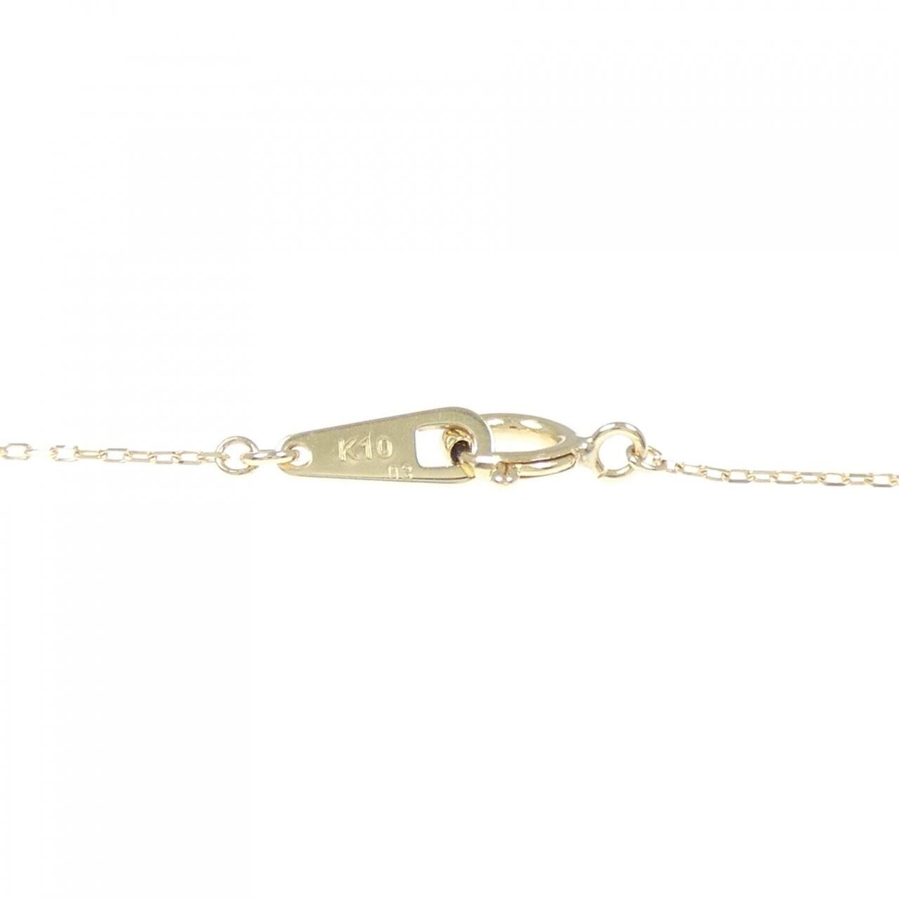 K18YG/K10YG ダイヤモンド ネックレス 0.11CT