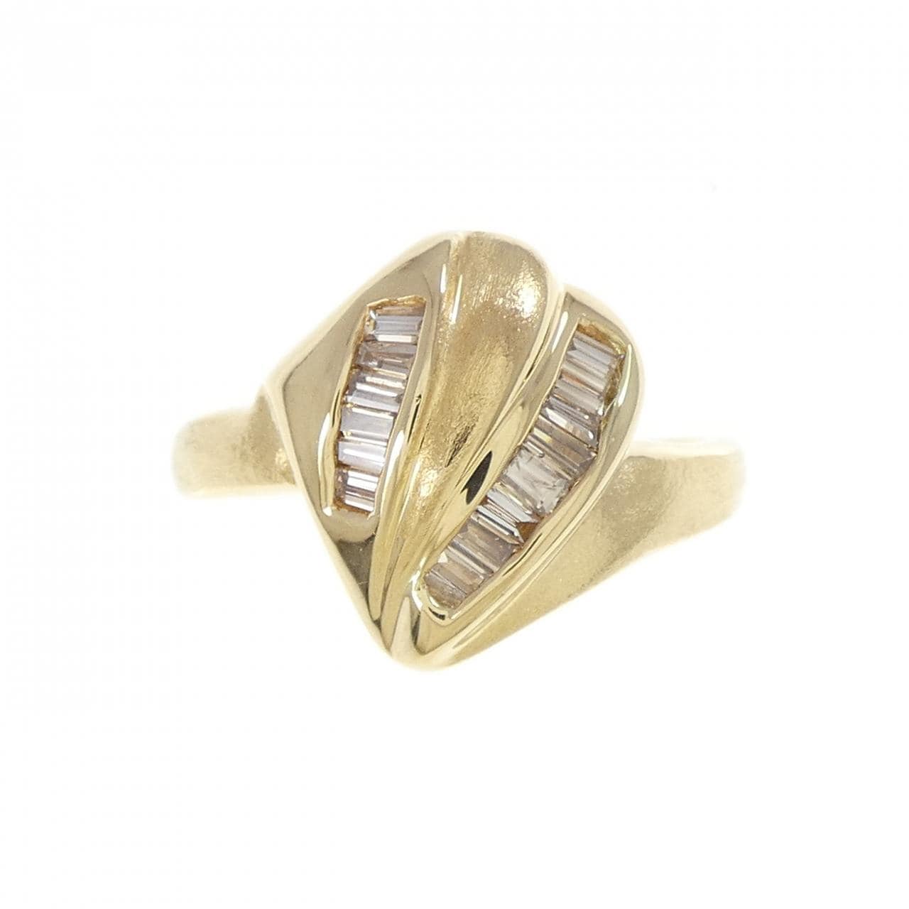 K18YG ダイヤモンド リング 0.30CT