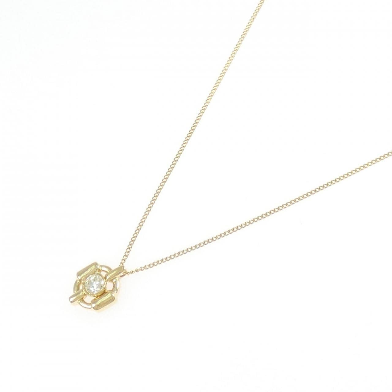 K18YG ダイヤモンド ネックレス 0.18CT