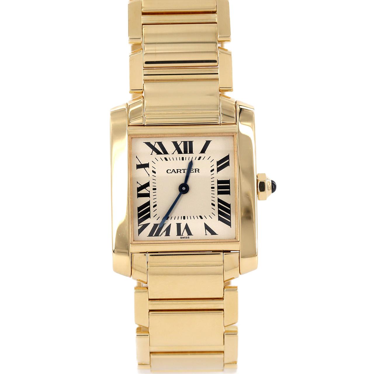 Cartier Tank Francaise MM YG W50003N2 YG Quartz