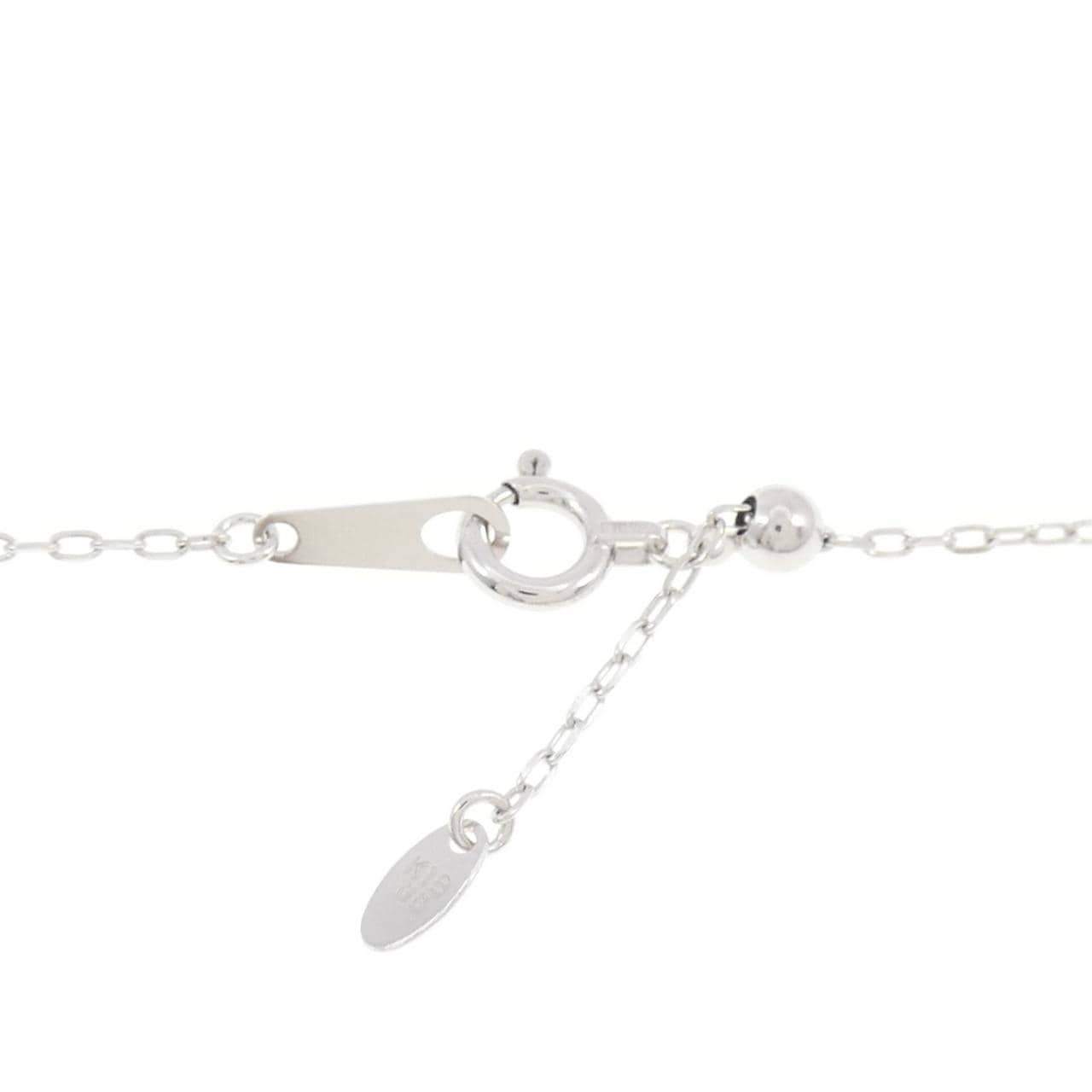 K18WG サファイヤ ネックレス 0.45CT