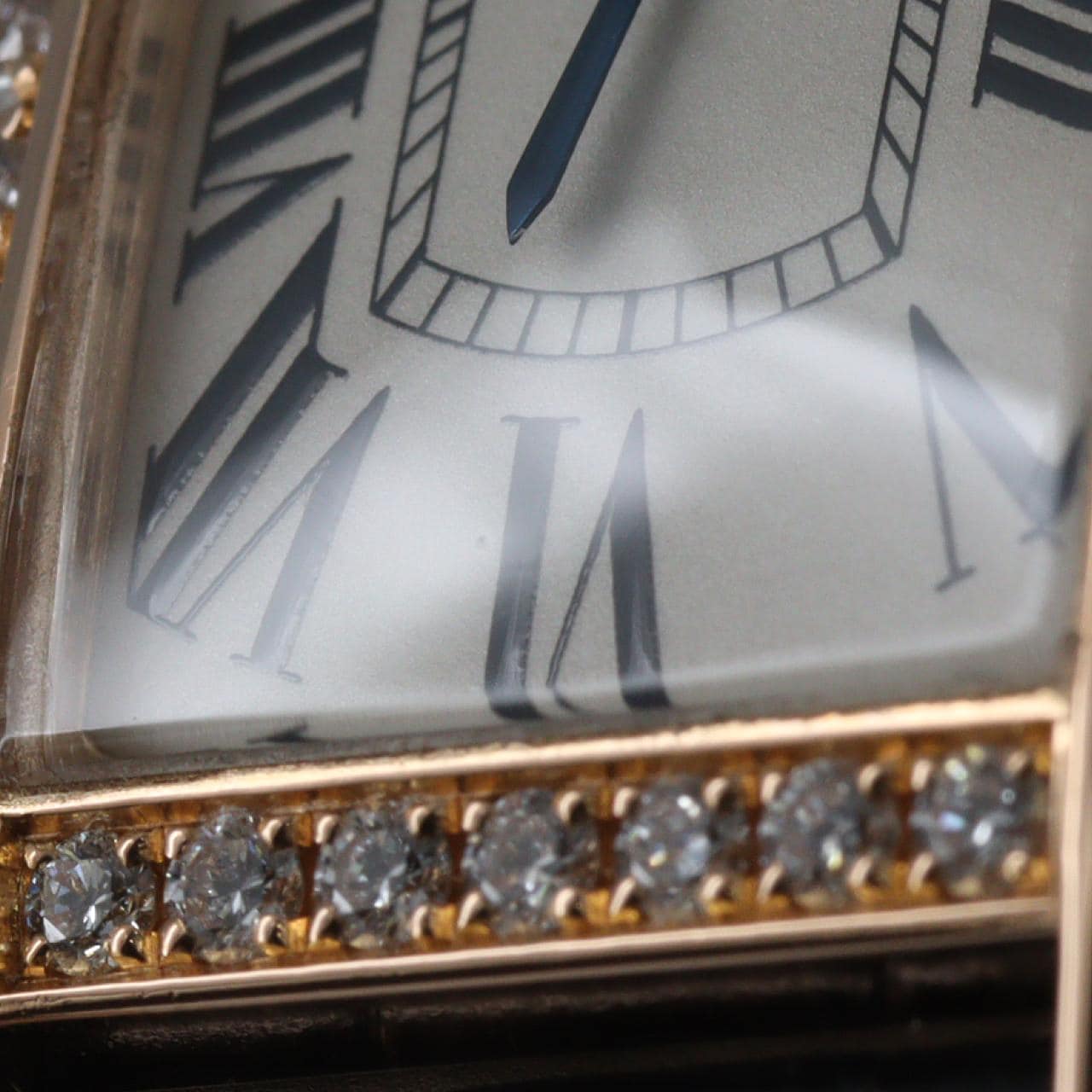 カルティエ タンクアメリカンSM PG/クロスD WB707931 PG･RG クォーツ