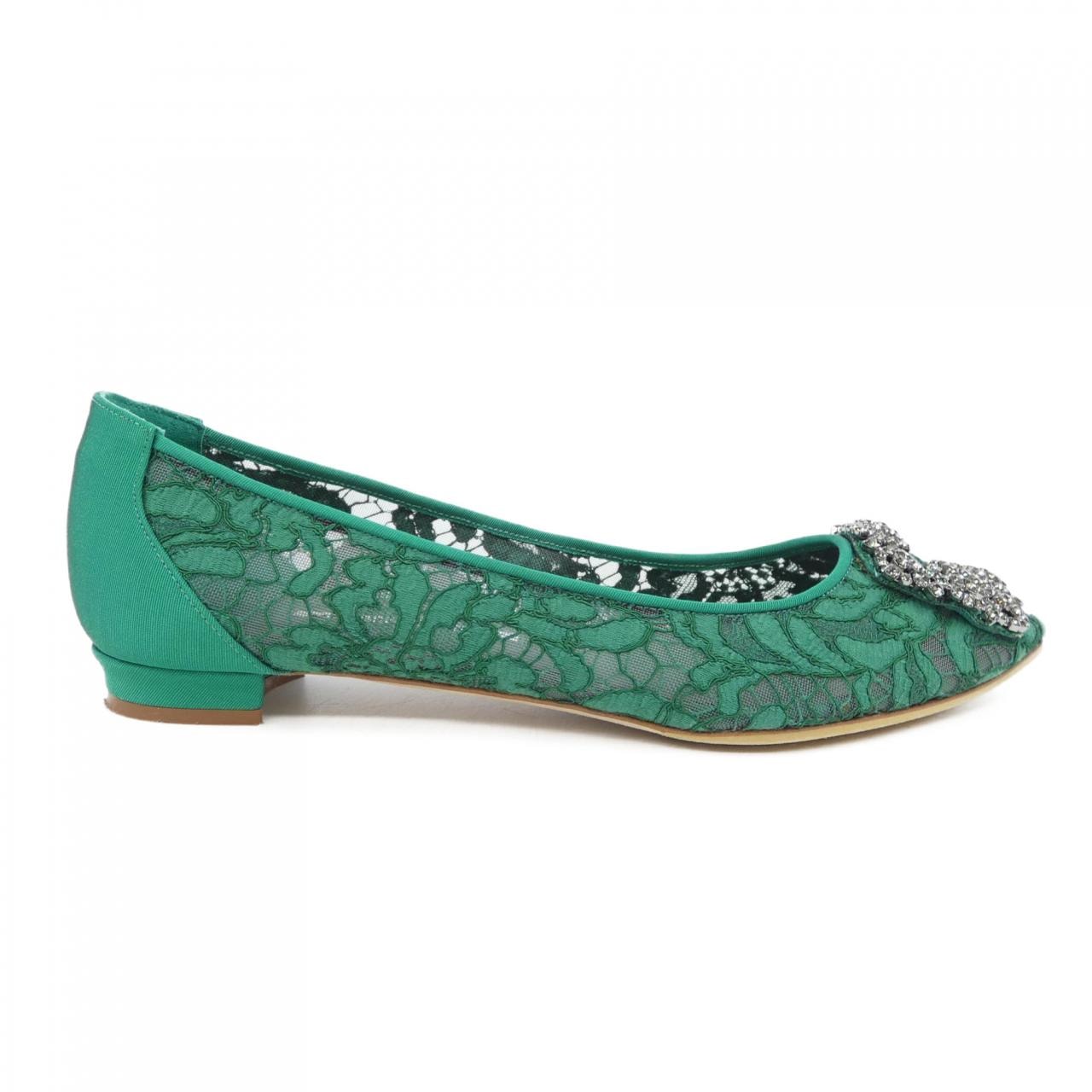 Manolo MANOLO BLAHNIK HANGISIFLAT LACE flat shoes