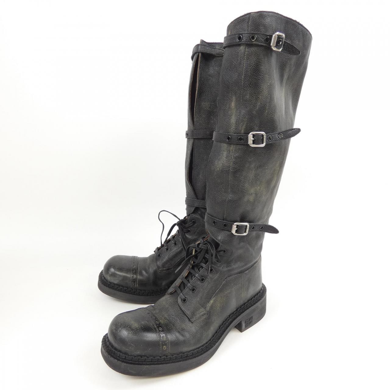 ミュウミュウ MIU MIU 5W315E ロングブーツ