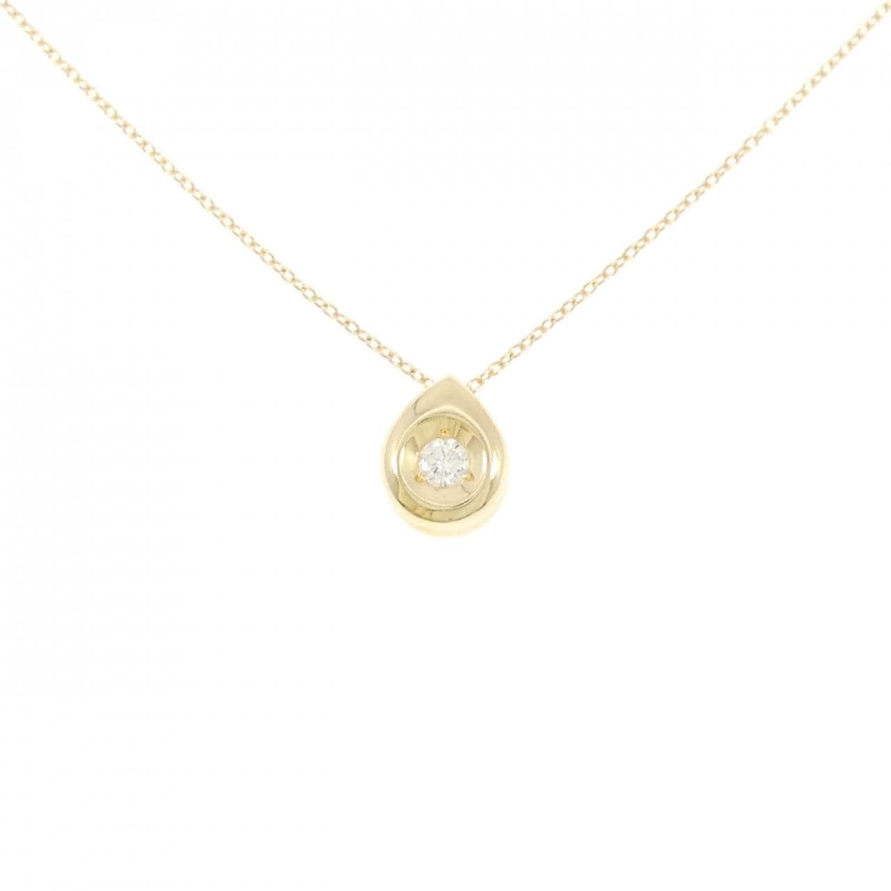 K18YG ダイヤモンド ネックレス 0.10CT
