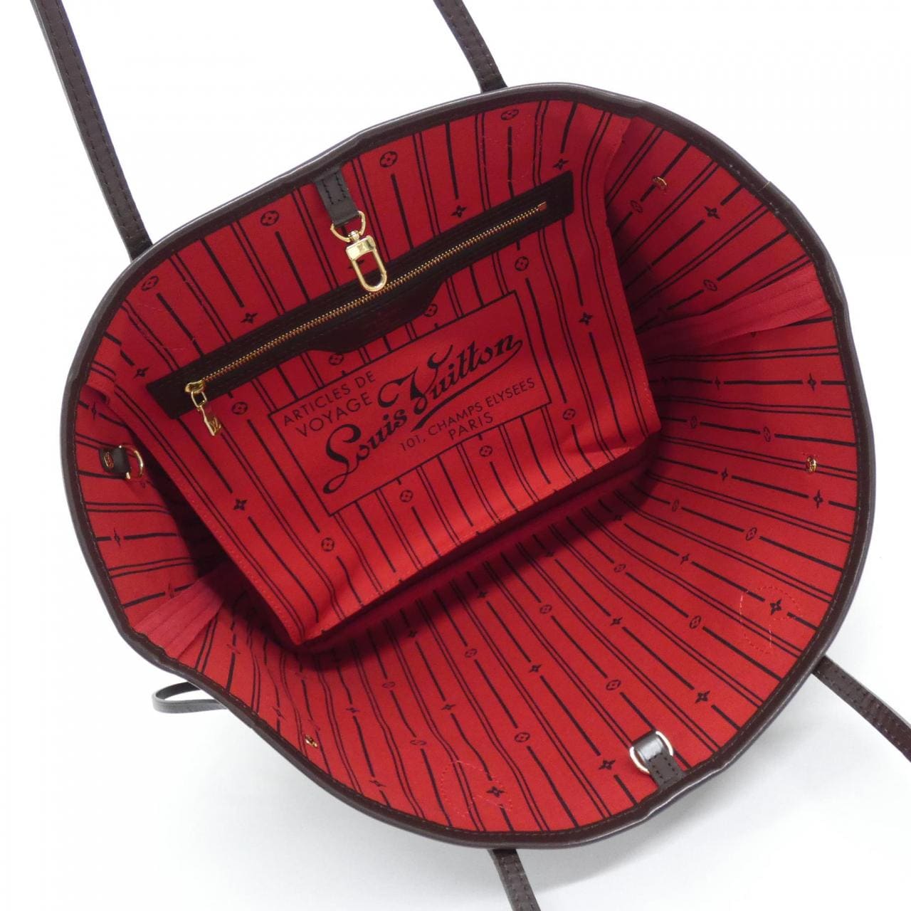 LOUIS VUITTON Damier Neverfull MM N51105 bag