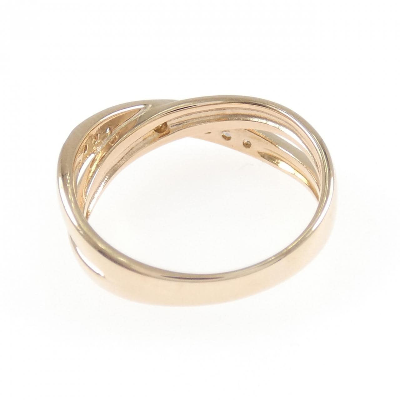 K18PG ダイヤモンド リング 0.30CT