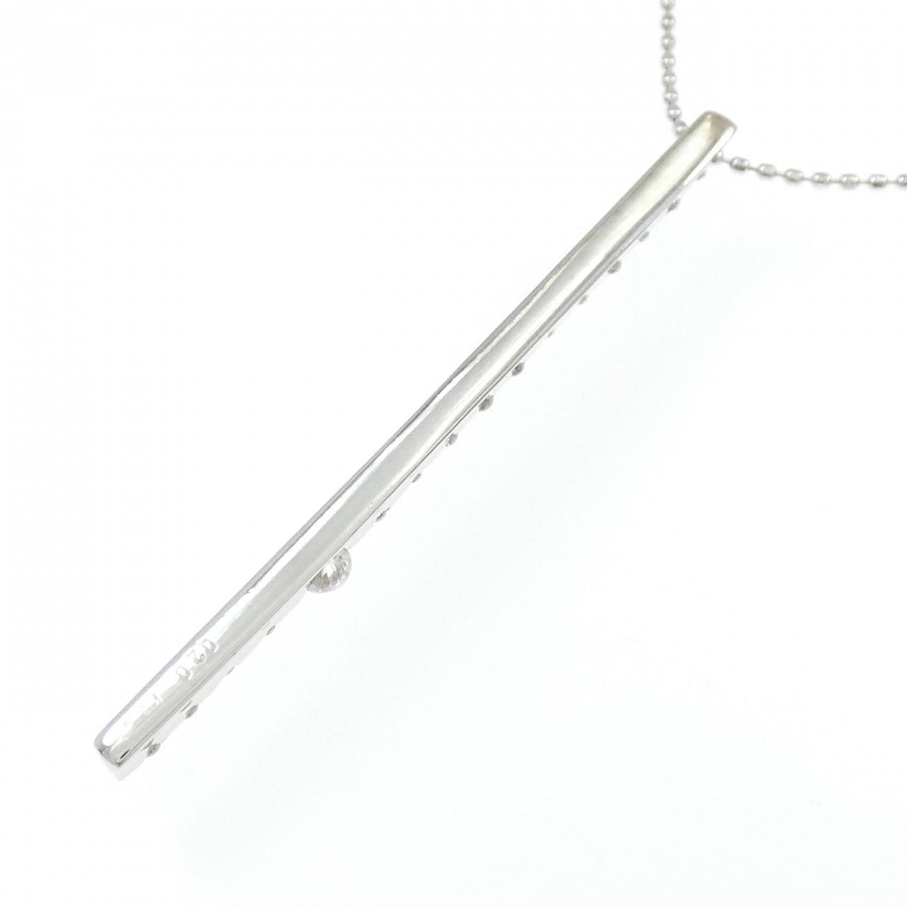 K18WG ダイヤモンド ネックレス 0.20CT