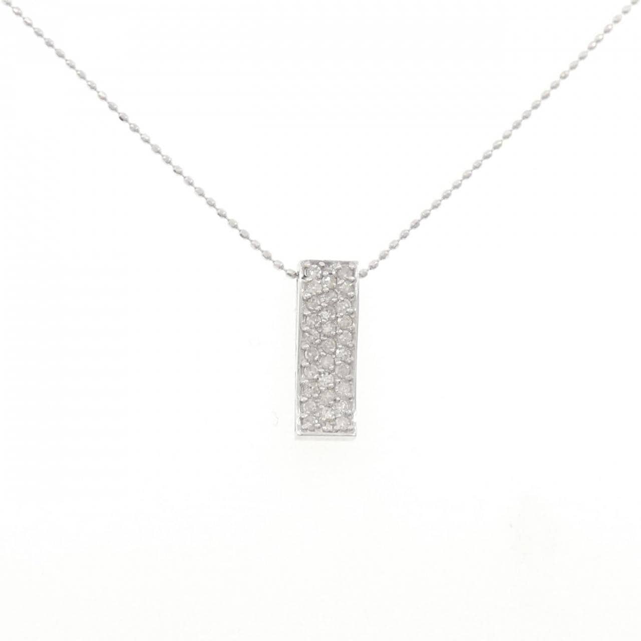 K14WG ダイヤモンド ネックレス 0.20CT