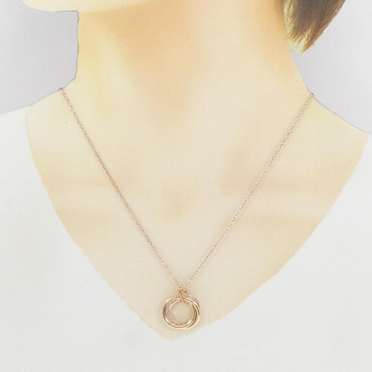 カルティエ トリニティ ネックレス