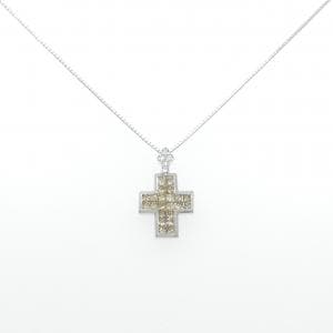 K18WG ダイヤモンド ネックレス