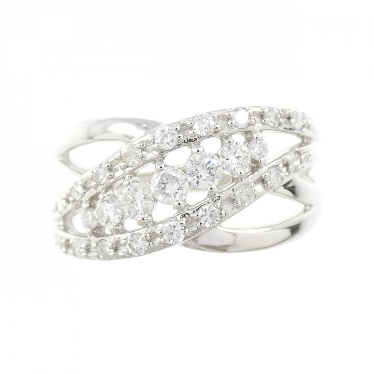 PT950 ダイヤモンド リング 0.41CT