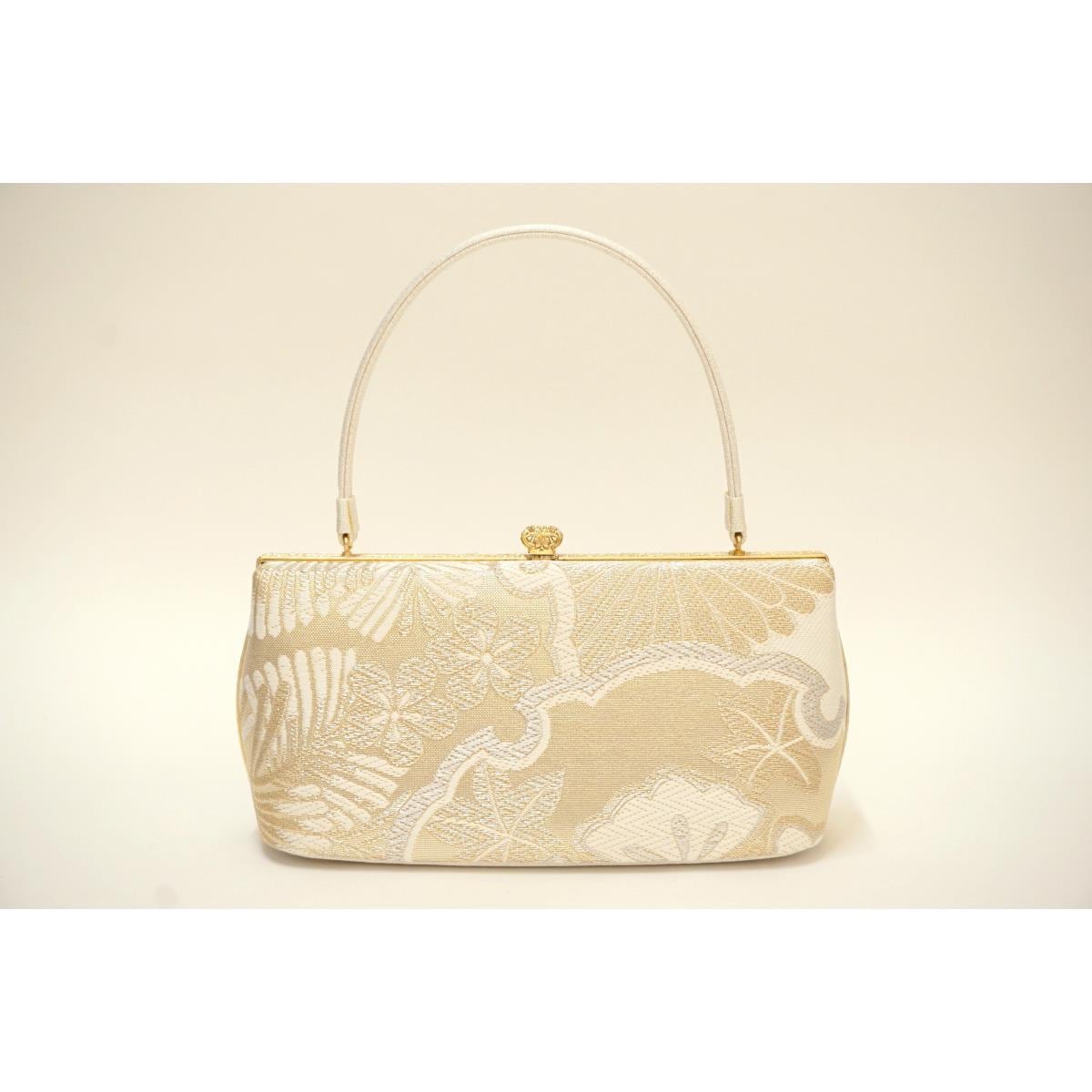 【新品】草履バッグセット　白梅　Ｆサイズ