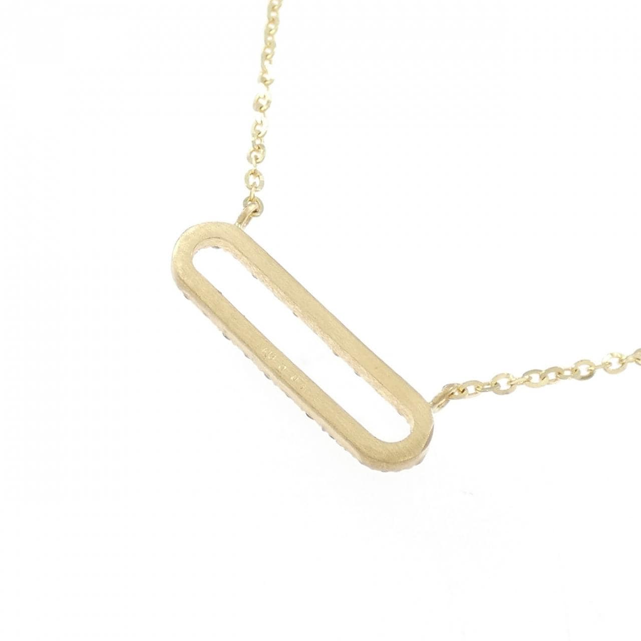 K18YG ダイヤモンド ネックレス 0.08CT