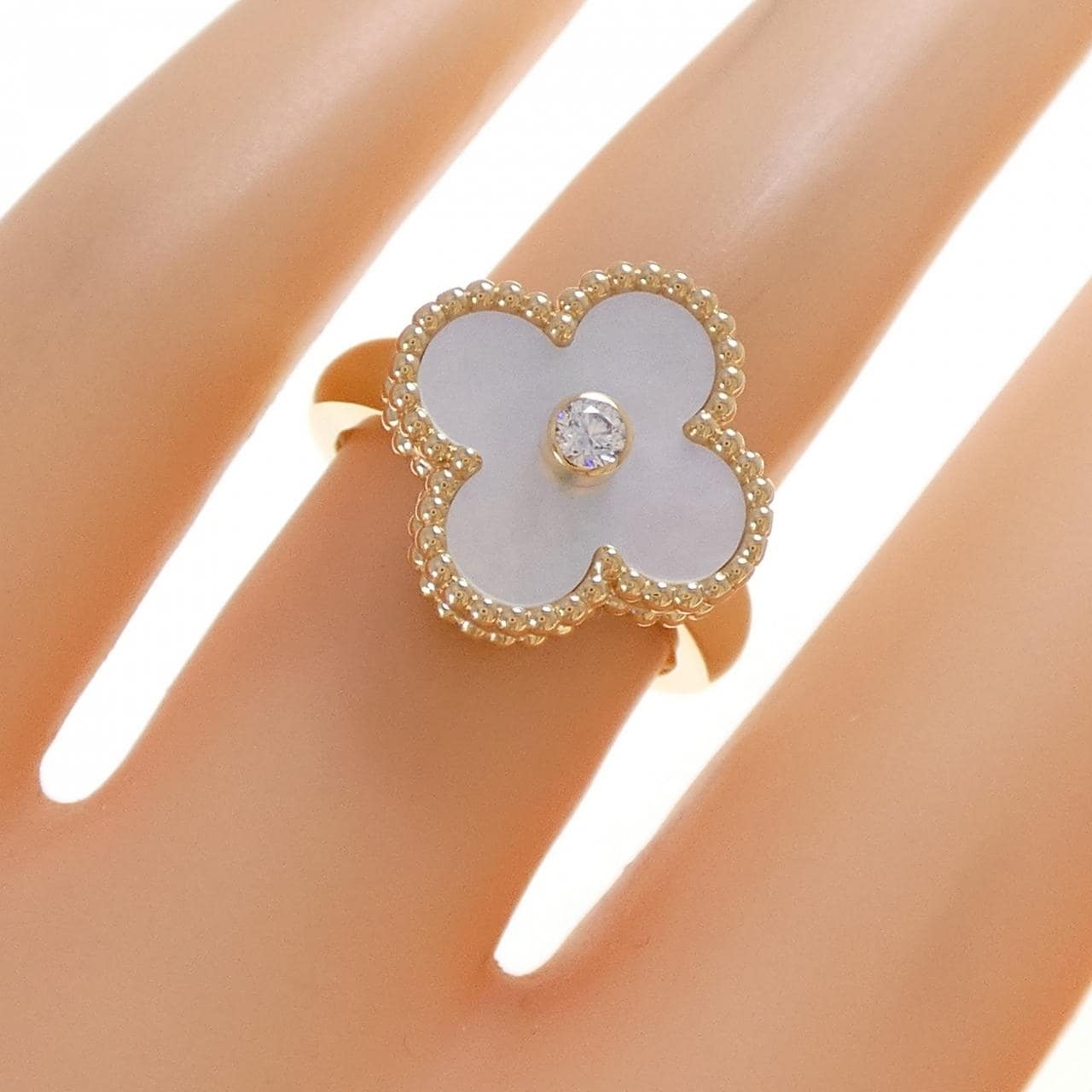 ヴァンクリーフ&アーペル ヴィンテージアルハンブラ リング