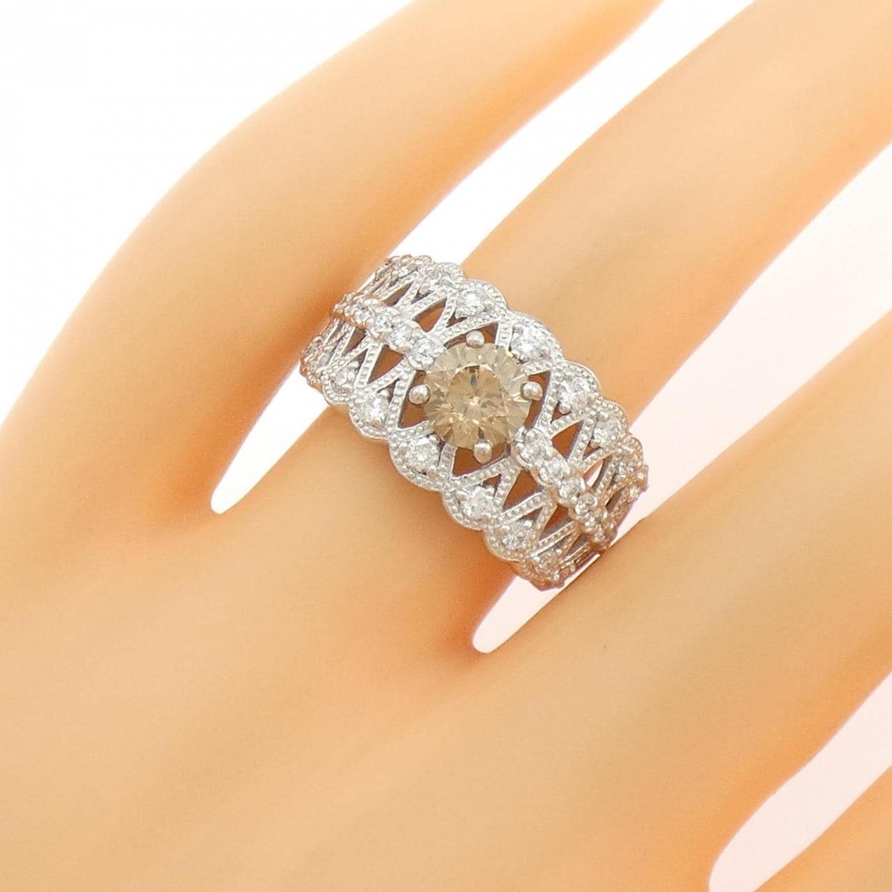 PT900 ダイヤモンド リング 0.868CT