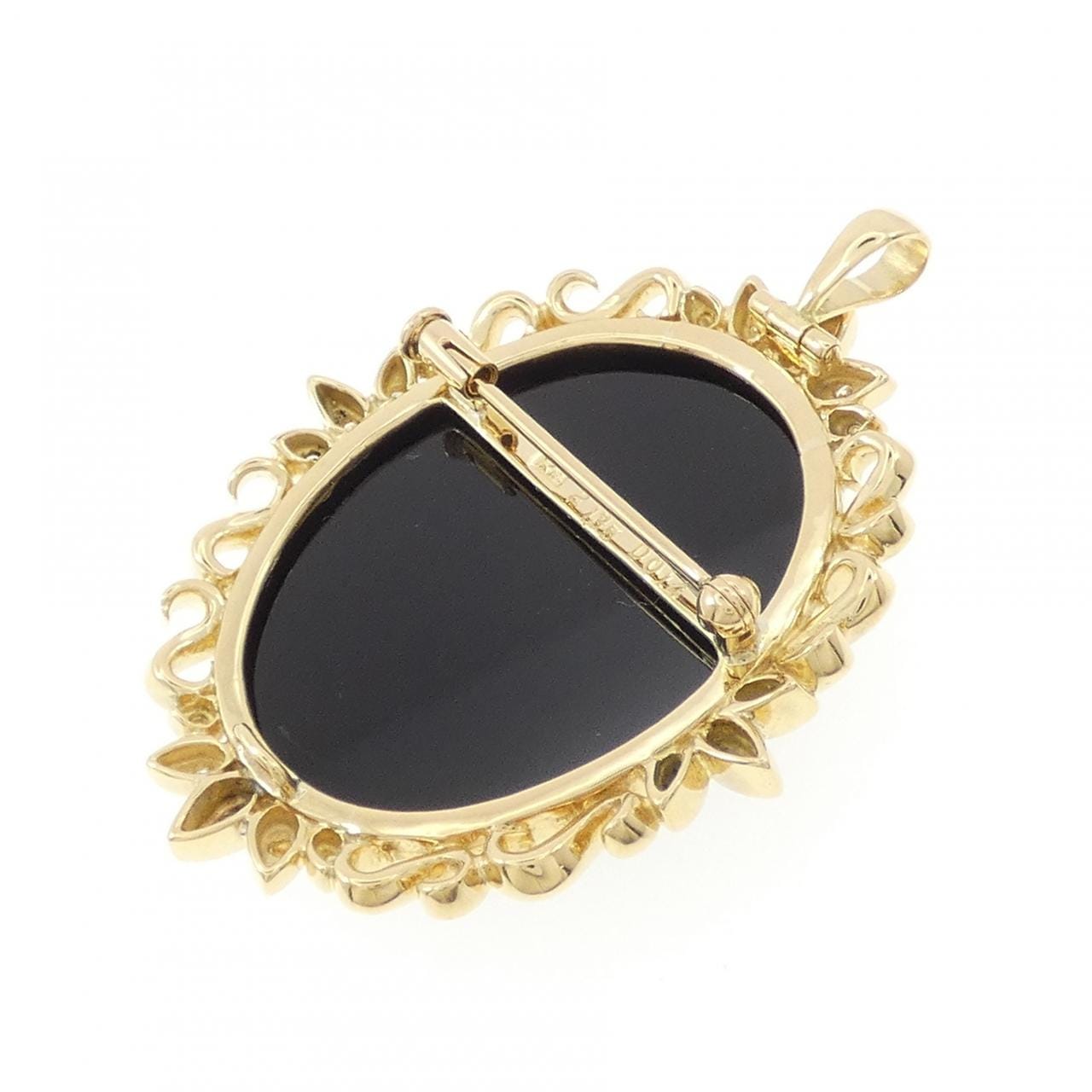 K18YG カラーストーン ペンダント