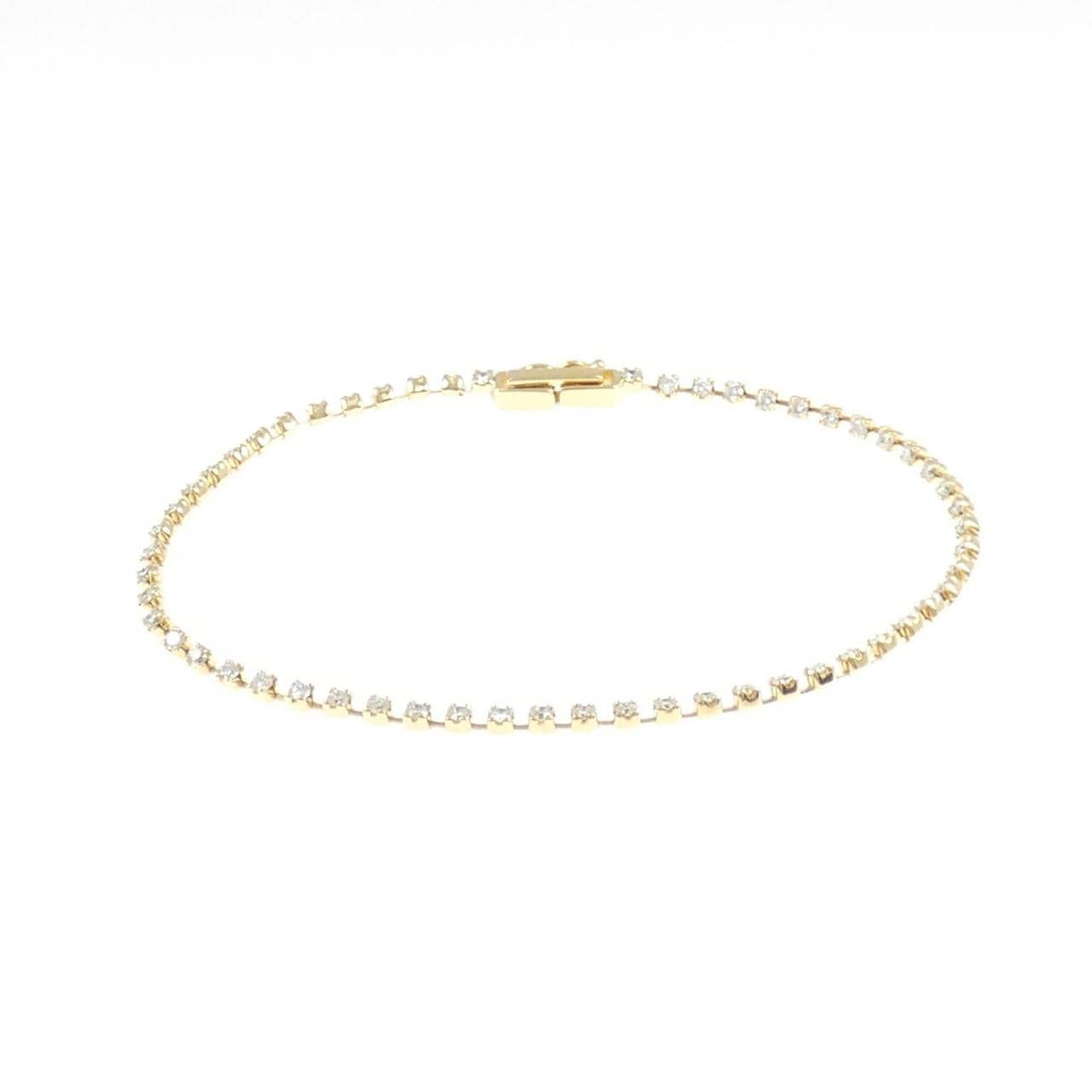 K18YG ダイヤモンド ブレスレット 1.00CT