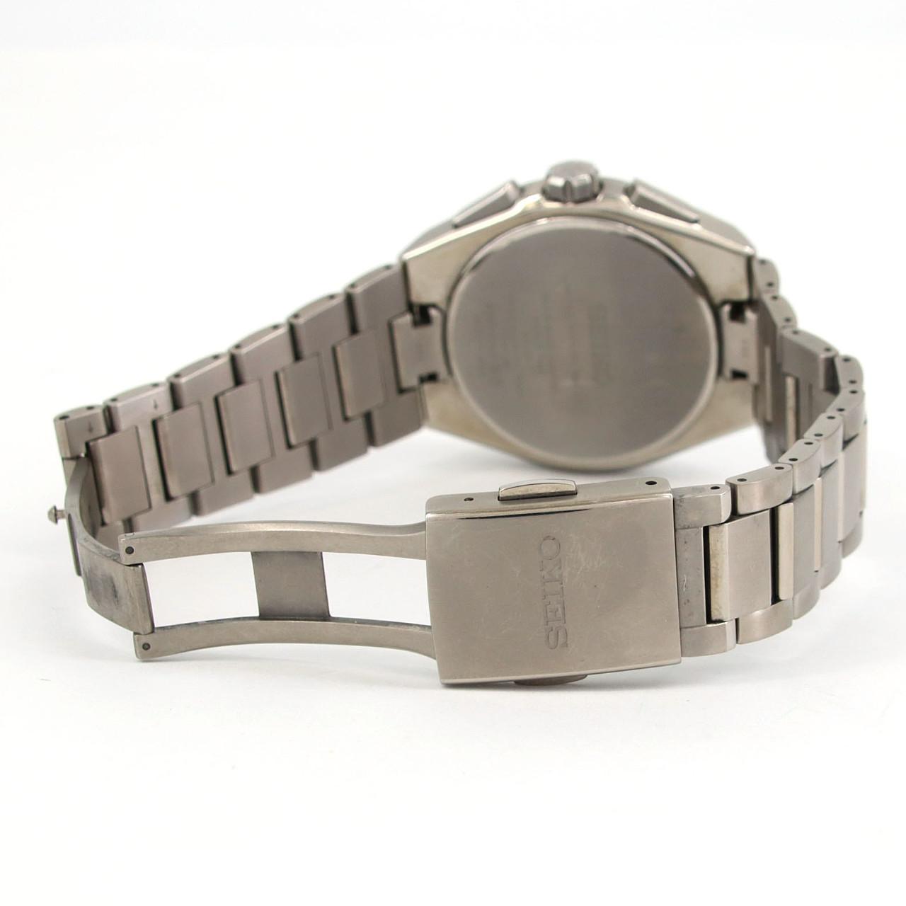 セイコー アストロン電波時計 LIMITED 8B63-0BL0/SBXY077 TI ソーラークォーツ