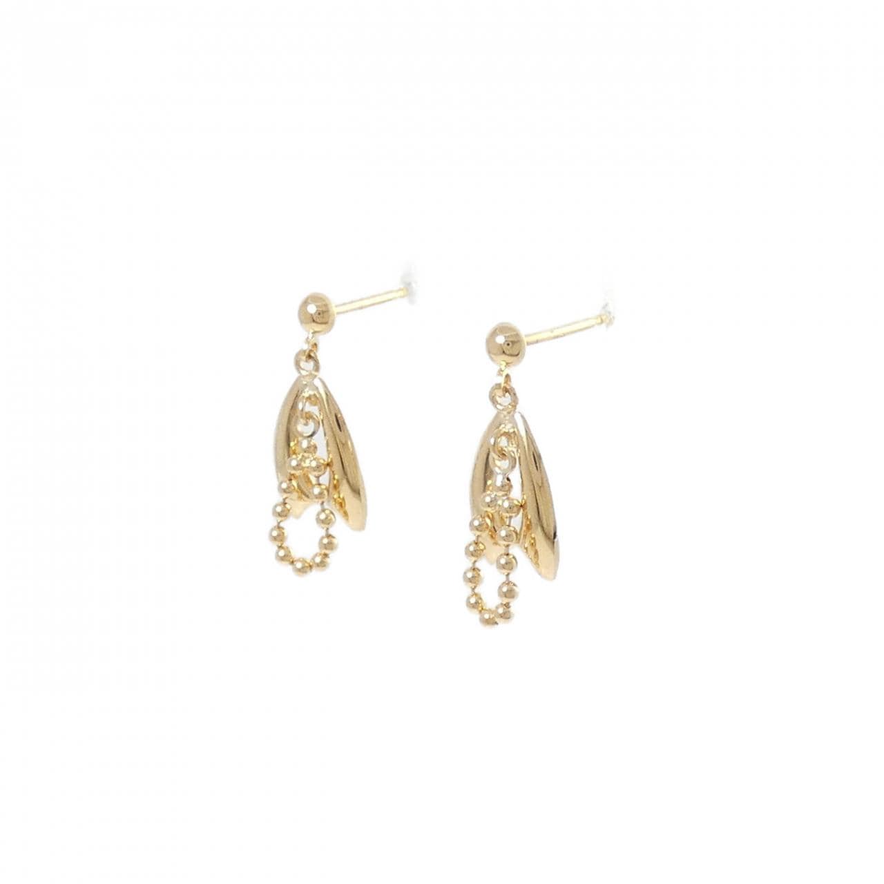 K18YG earrings