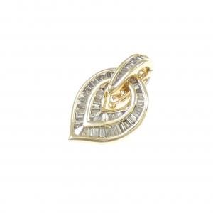 K18YG ダイヤモンド ペンダント 0.52CT
