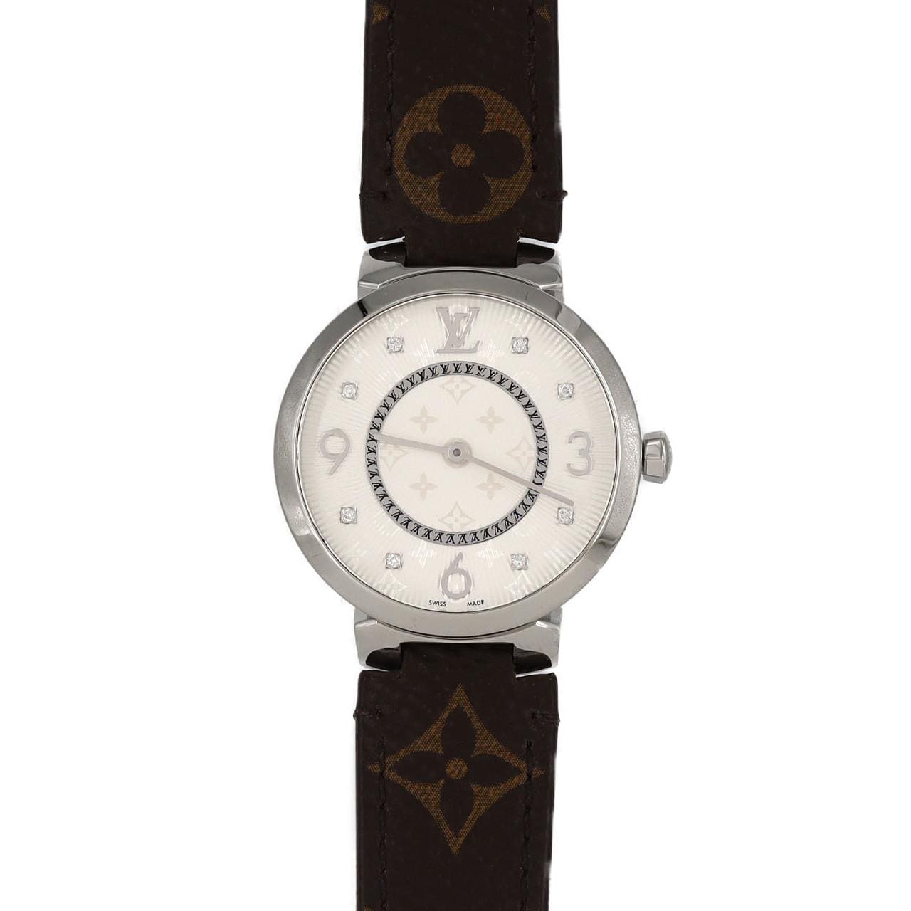 ルイヴィトン タンブールモノグラム･8P Q13MJ SS クォーツ