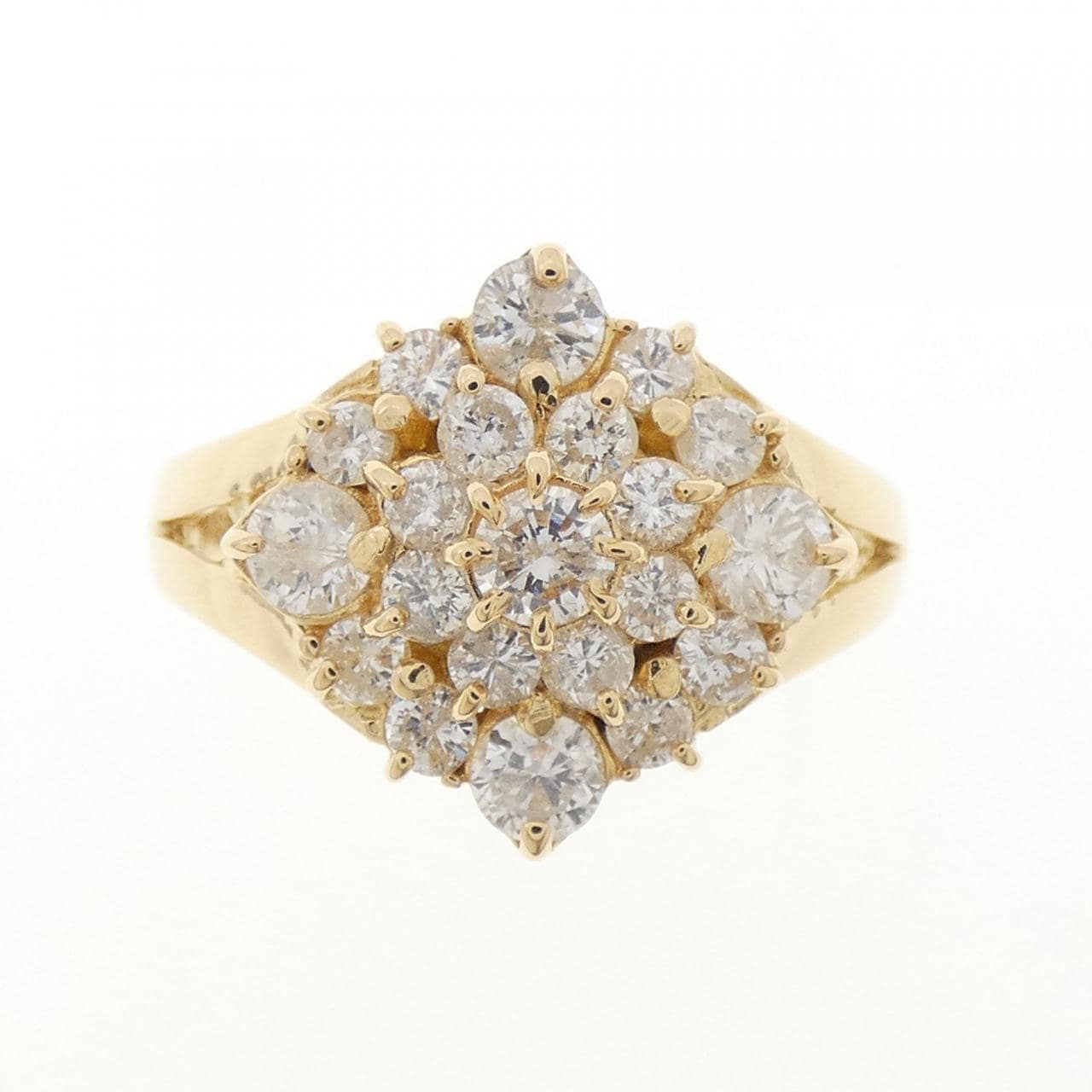 K18YG ダイヤモンド リング 1.12CT