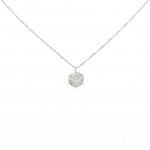 PT900/PT850 ソリティア ダイヤモンド ネックレス 0.7CT