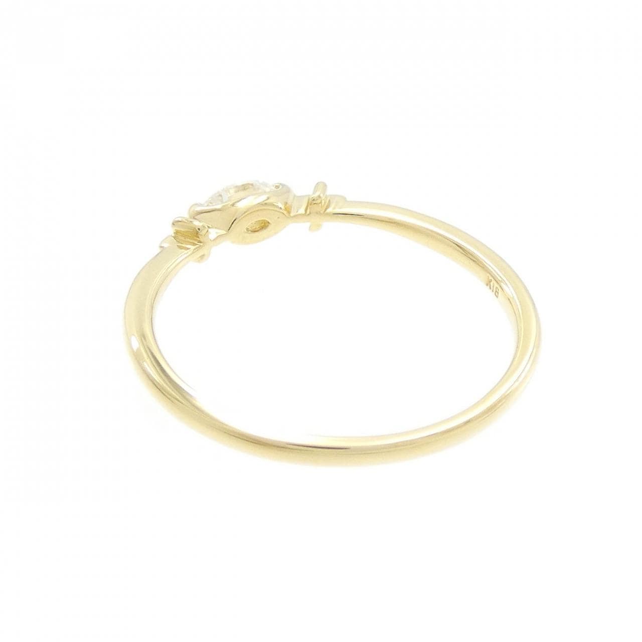 K18YG ダイヤモンド リング 0.15CT