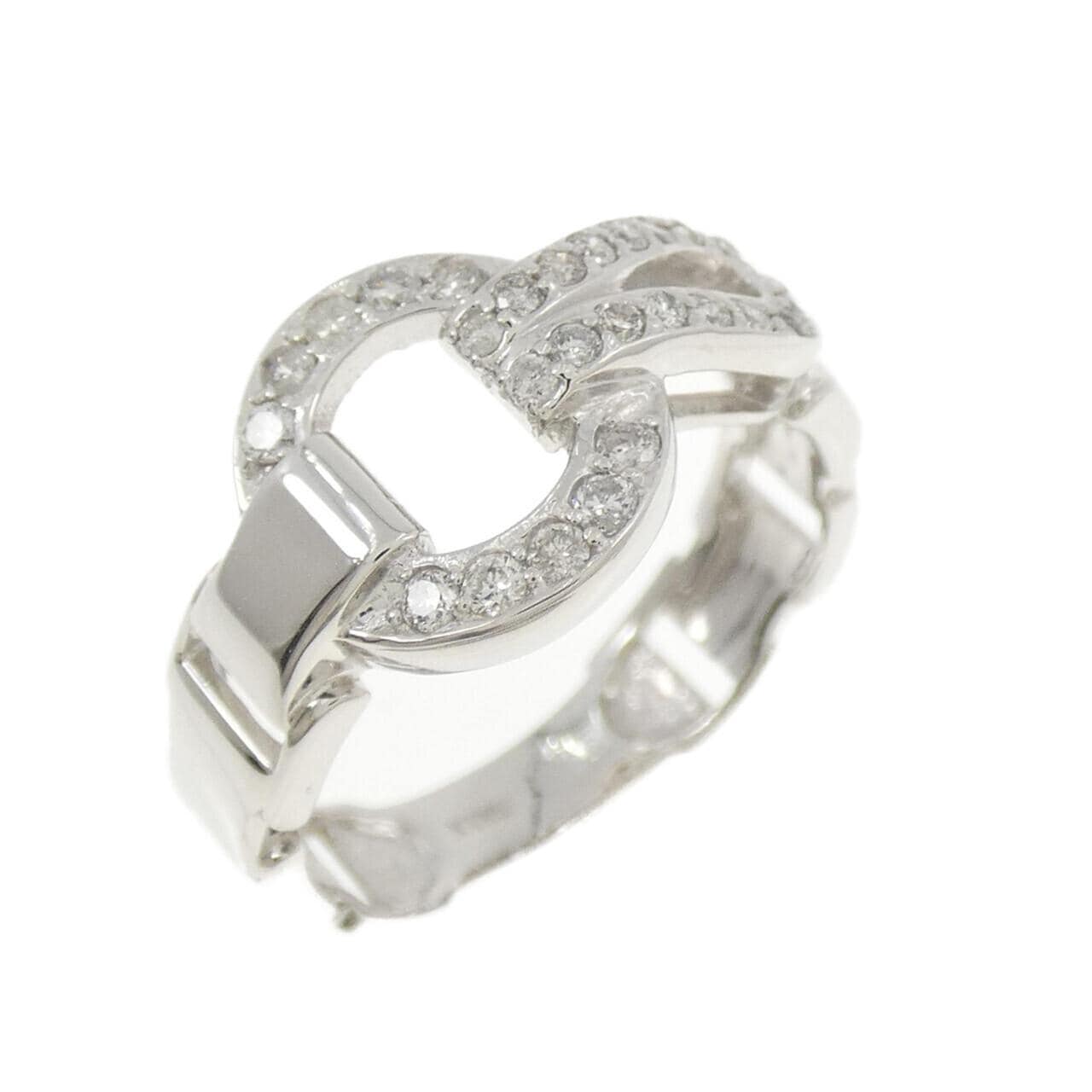 K18WG ダイヤモンド リング 0.25CT