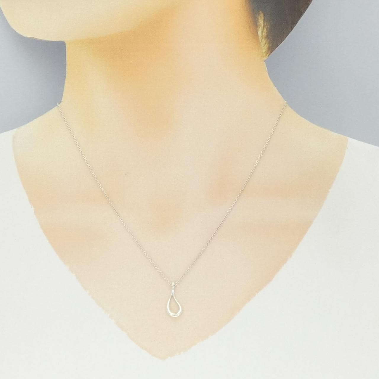 ティファニー オープンティアドロップ ネックレス