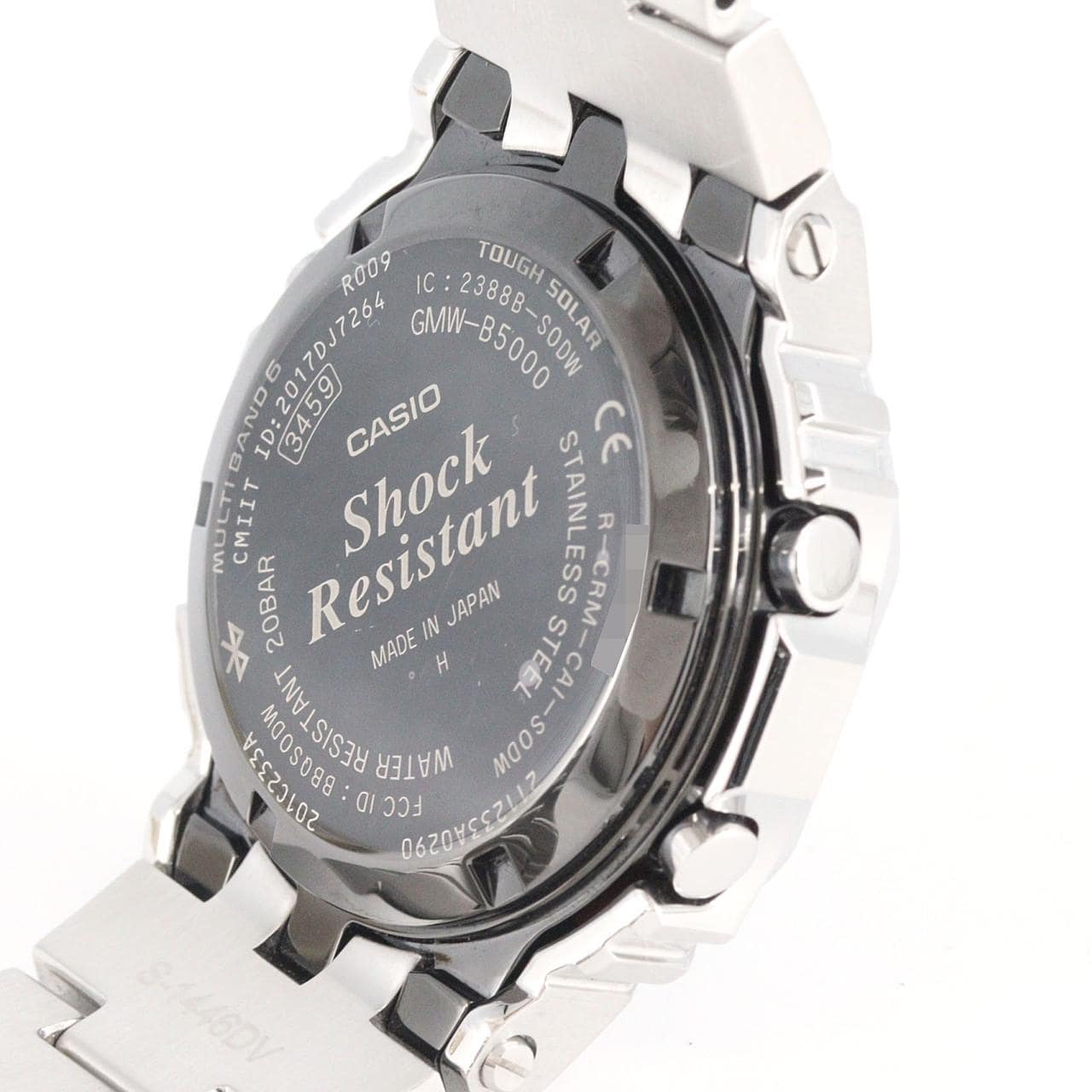 カシオ G-SHOCK 電波時計 GMW-B5000D-1JF SS ソーラークォーツ
