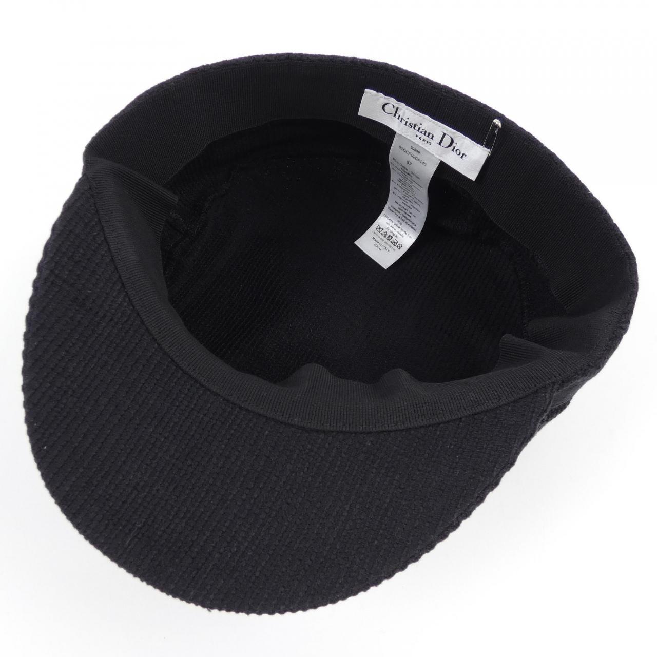 Christian Dior ブラック キャップ 57