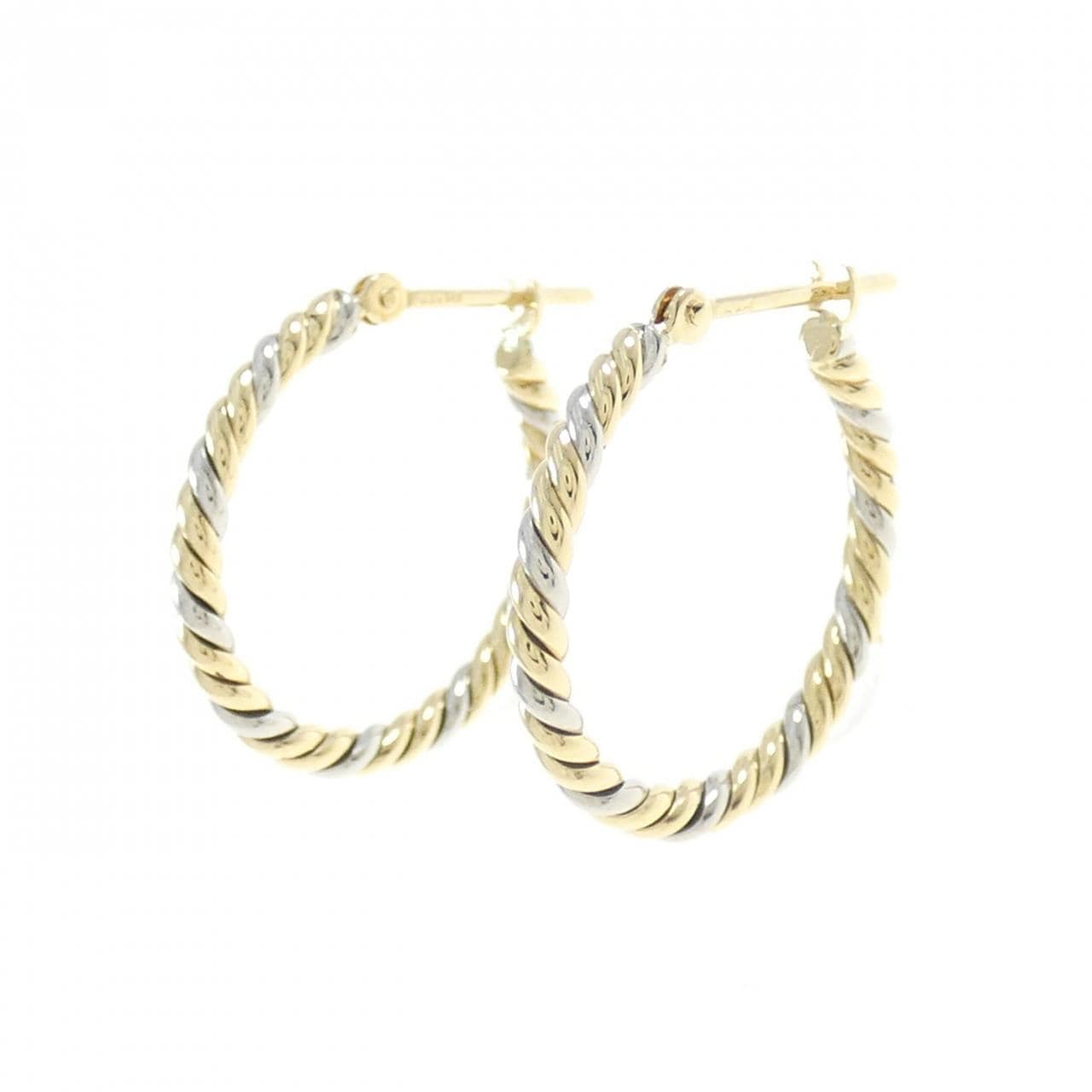 K18YG/PT earrings