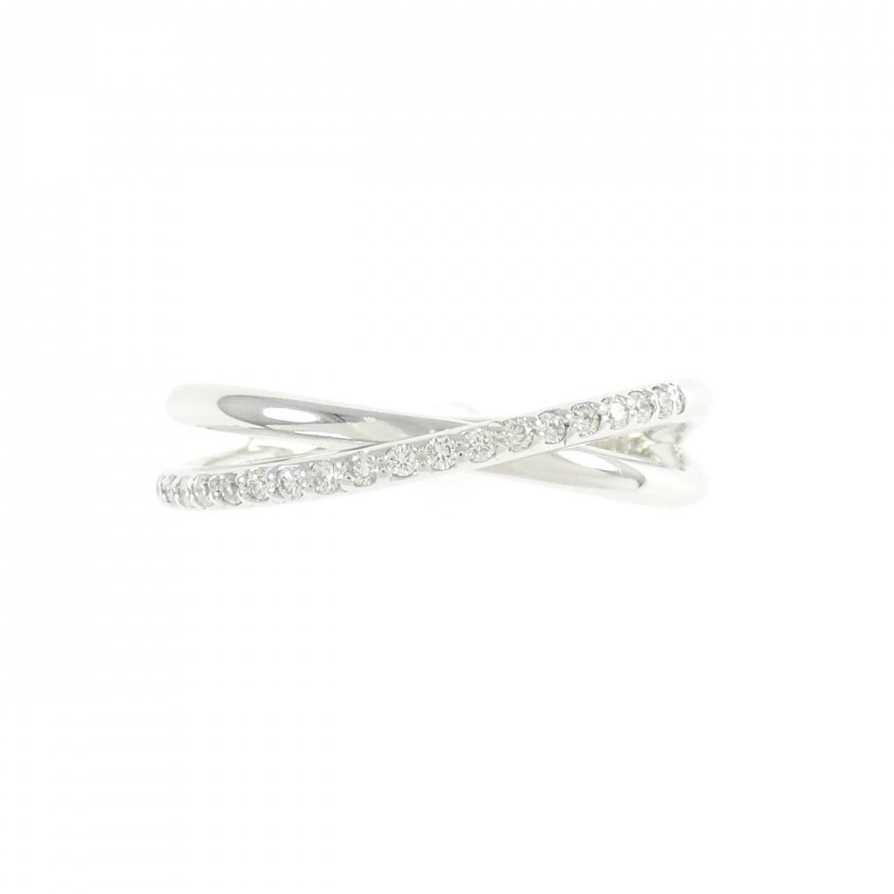 K18WG ダイヤモンド リング 0.11CT