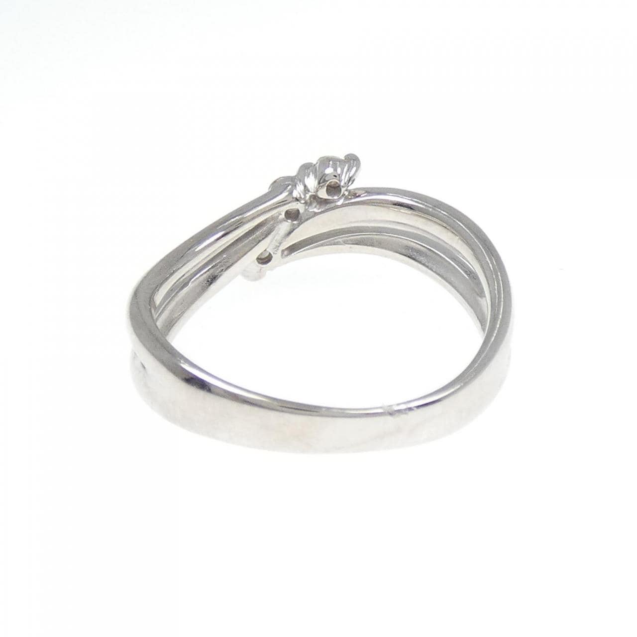 K18WG ダイヤモンド リング 0.22CT