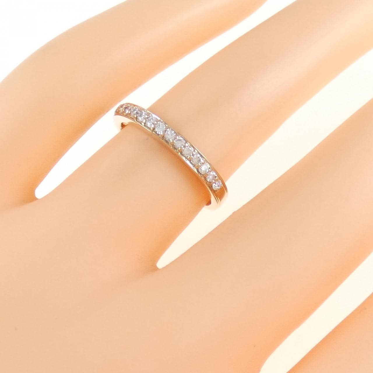 K18PG ダイヤモンド リング 0.19CT