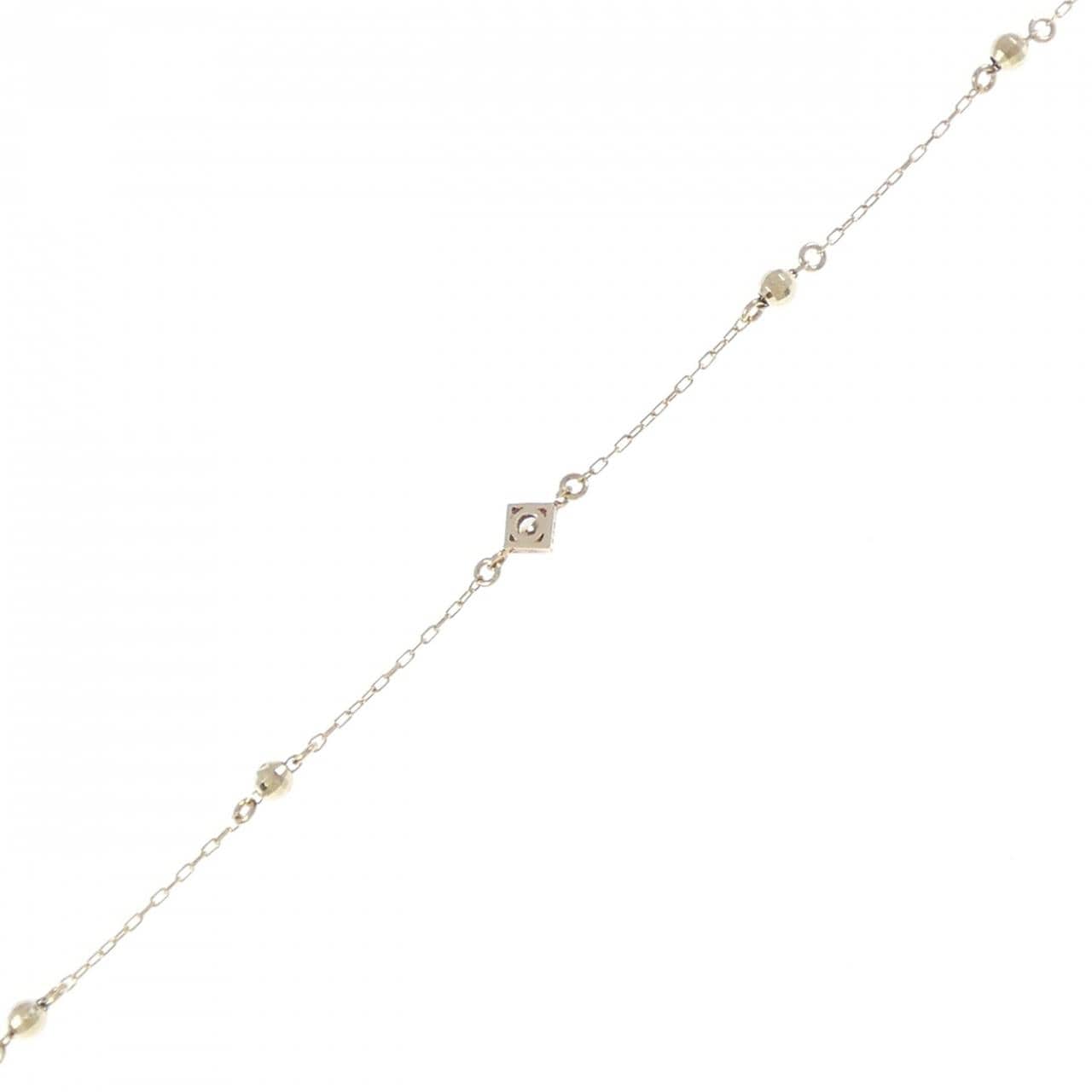 K10YG ダイヤモンド ブレスレット 0.05CT